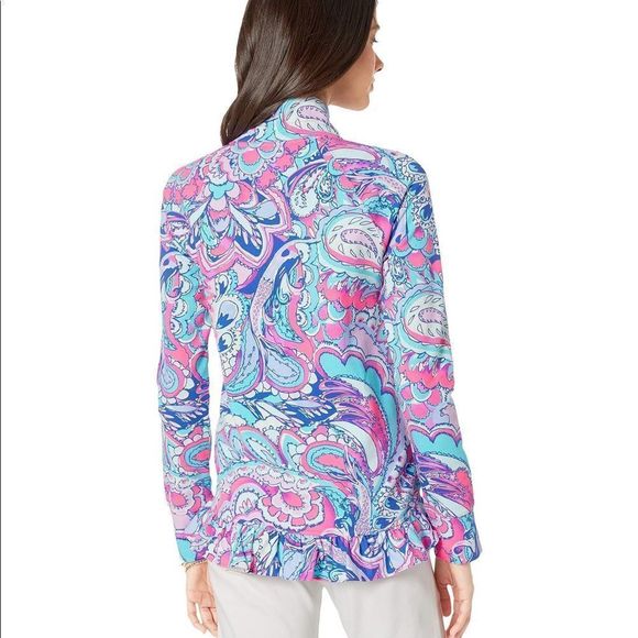 Killian popover pink tropics mermaids call NWT  lilly pulitzer various sizes - Picture 4 of 8